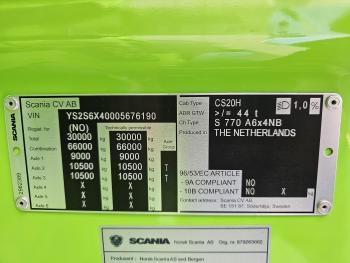 S770 6x4 / FULL AIR / RETARDER